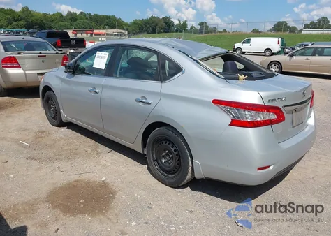 2014 Nissan Sentra S из США, поврежденный, VIN 3N1AB7AP2EY333822